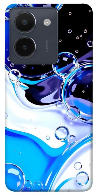 Чехол itsPrint Blue Bubbles для Vivo Y36, паттерн, купить оптом с доставкой