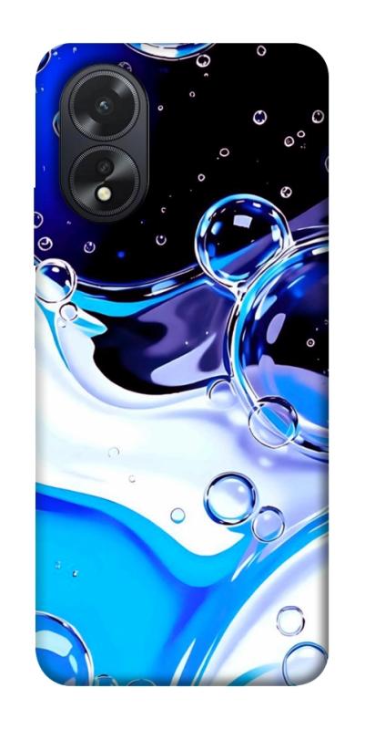 Чехол itsPrint Blue Bubbles для Oppo A38, паттерн, купить оптом с доставкой