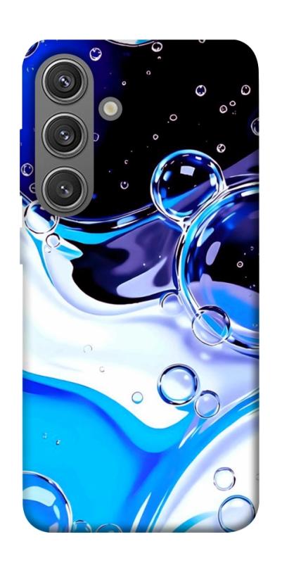 Чехол itsPrint Blue Bubbles для Samsung Galaxy S24+, паттерн, купить оптом с доставкой