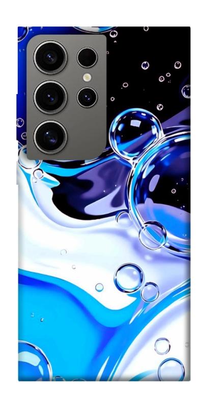 Чехол itsPrint Blue Bubbles для Samsung Galaxy S24 Ultra, паттерн, купить оптом с доставкой