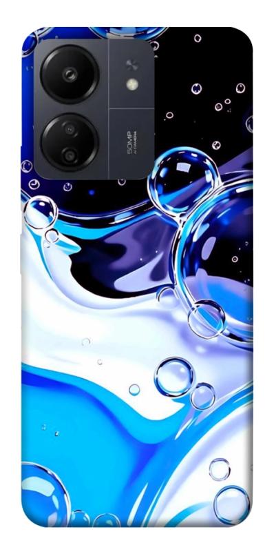 Чехол itsPrint Blue Bubbles для Xiaomi Redmi 13C, паттерн, купить оптом с доставкой