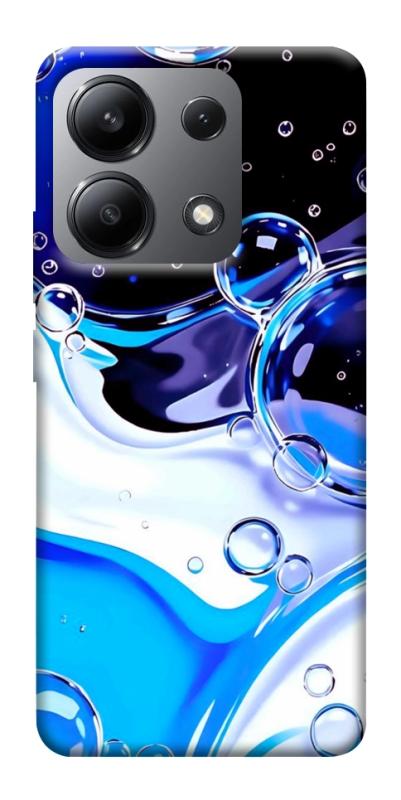Чехол itsPrint Blue Bubbles для Xiaomi Redmi Note 13 4G, паттерн, купить оптом с доставкой