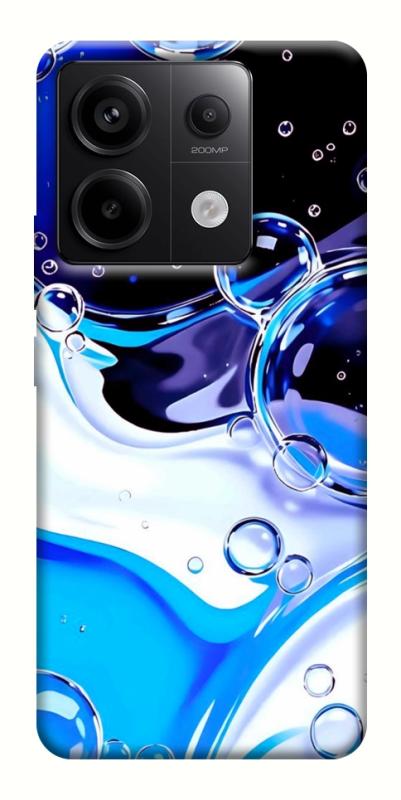 Чехол itsPrint Blue Bubbles для Xiaomi Redmi Note 13 Pro 4G, паттерн, купить оптом с доставкой