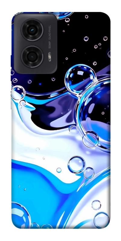 Чехол itsPrint Blue Bubbles для Motorola Moto G24, паттерн, купить оптом с доставкой
