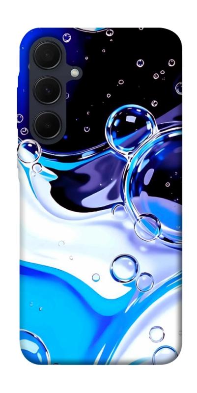 Чехол itsPrint Blue Bubbles для Samsung Galaxy A35, паттерн, купить оптом с доставкой