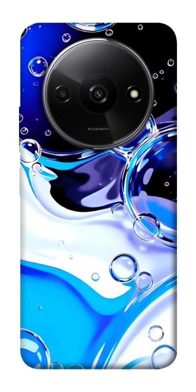 Чехол itsPrint Blue Bubbles для Xiaomi Redmi A3, паттерн, купить оптом с доставкой