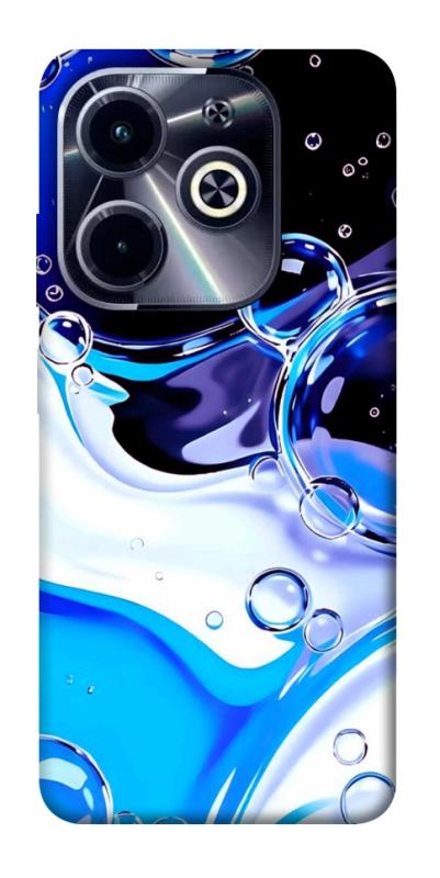 Чехол itsPrint Blue Bubbles для Infinix Hot 40i, паттерн, купить оптом с доставкой