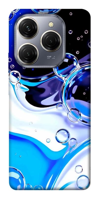Чехол itsPrint Blue Bubbles для TECNO Spark 20 Pro, паттерн, купить оптом с доставкой