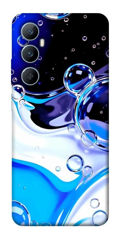 Чехол itsPrint Blue Bubbles для Realme C65 4G, паттерн, купить оптом с доставкой