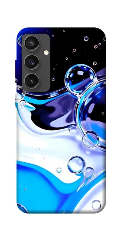 Чехол itsPrint Blue Bubbles для Samsung Galaxy S24 FE, паттерн, купить оптом с доставкой