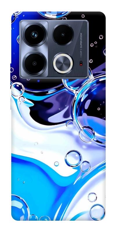 Чехол itsPrint Blue Bubbles для Infinix Note 40 4G, паттерн, купить оптом с доставкой