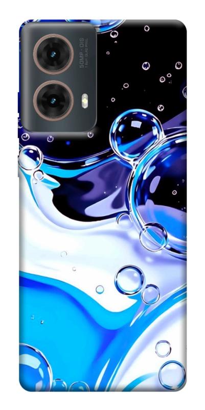 Чехол itsPrint Blue Bubbles для Motorola Moto G85, паттерн, купить оптом с доставкой