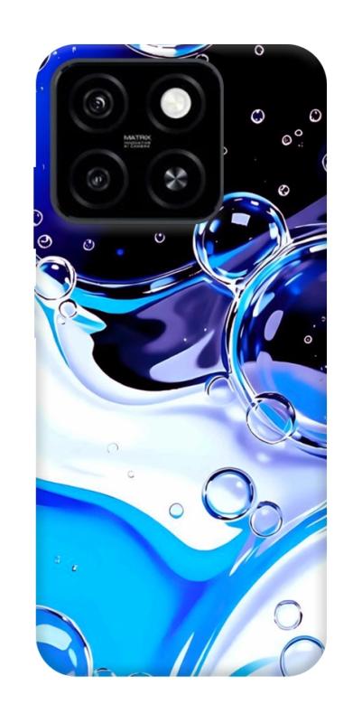 Чехол itsPrint Blue Bubbles для ZTE Blade A55 4G, паттерн, купить оптом с доставкой