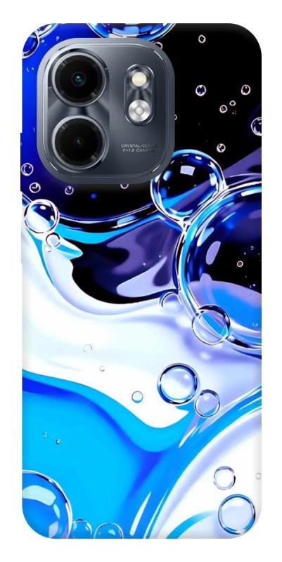 Чехол itsPrint Blue Bubbles для Infinix Smart 9 4G / Hot 50i, паттерн, купить оптом с доставкой