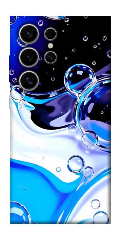 Чехол itsPrint Blue Bubbles для Samsung Galaxy S25 Ultra, паттерн, купить оптом с доставкой