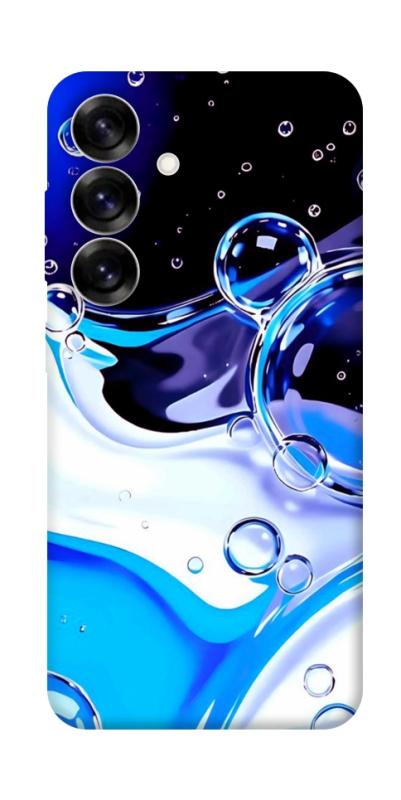Чехол itsPrint Blue Bubbles для Samsung Galaxy S25, паттерн, купить оптом с доставкой