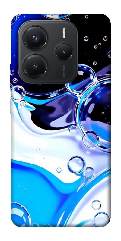 Чехол itsPrint Blue Bubbles для Xiaomi Redmi Note 14 5G, паттерн, купить оптом с доставкой