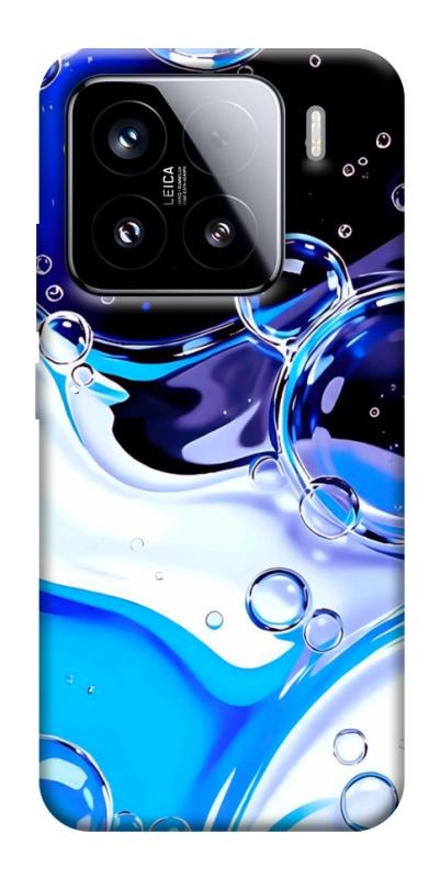Чехол itsPrint Blue Bubbles для Xiaomi 15, паттерн, купить оптом с доставкой