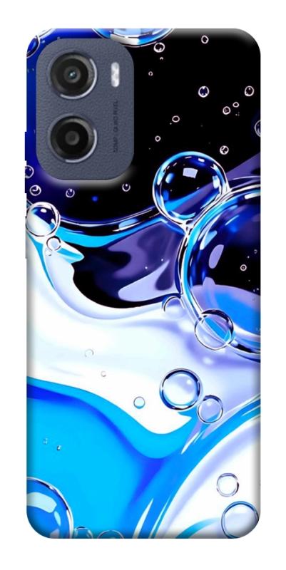 Чехол itsPrint Blue Bubbles для Motorola Moto G05, паттерн, купить оптом с доставкой
