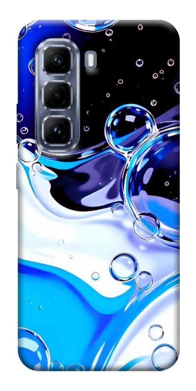 Чехол itsPrint Blue Bubbles для Infinix Hot 50 Pro, паттерн, купить оптом с доставкой