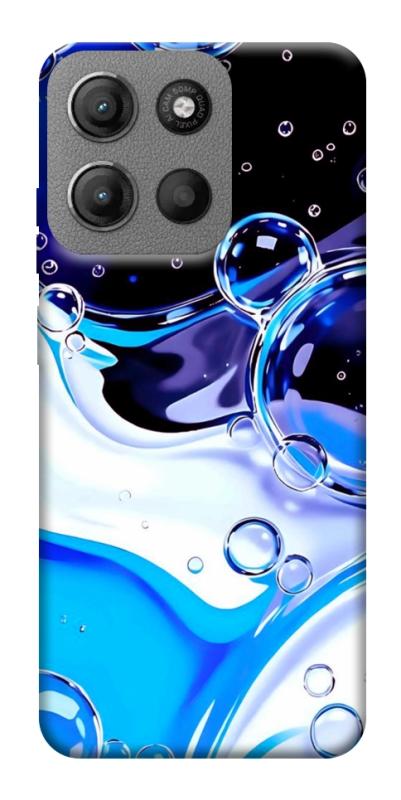 Чехол itsPrint Blue Bubbles для Motorola Moto G15 4G, паттерн, купить оптом с доставкой
