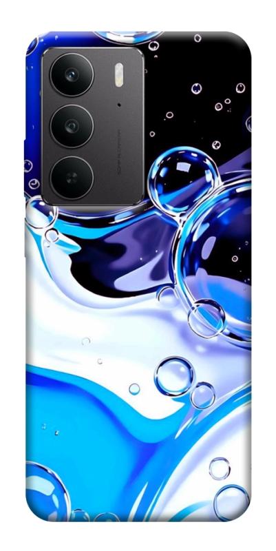 Чохол itsPrint Blue Bubbles для Realme C75, паттерн, купити оптом з доставкою