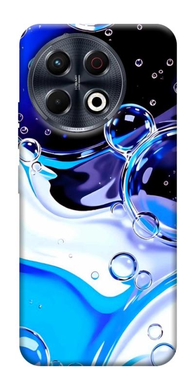 Чехол itsPrint Blue Bubbles для TECNO Spark 30 Pro (KL7), паттерн, купить оптом с доставкой