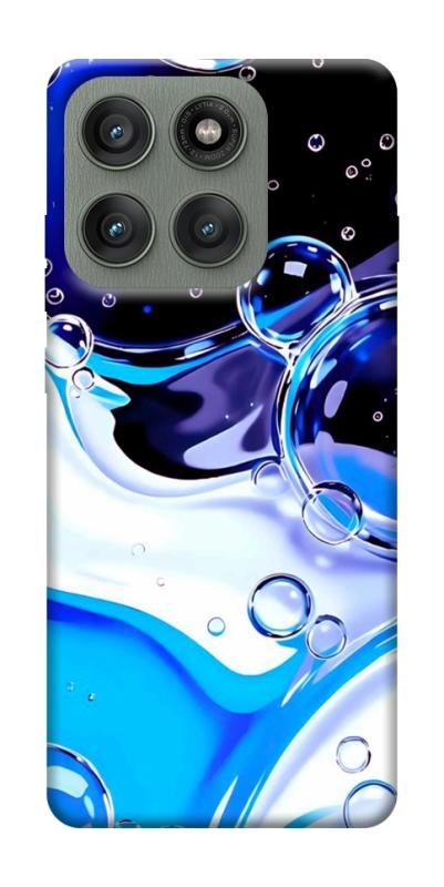 Чехол itsPrint Blue Bubbles для Motorola Edge 60 Pro, паттерн, купить оптом с доставкой