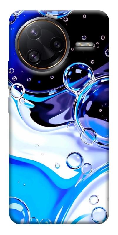 Чехол itsPrint Blue Bubbles для Xiaomi Poco F7, паттерн, купить оптом с доставкой