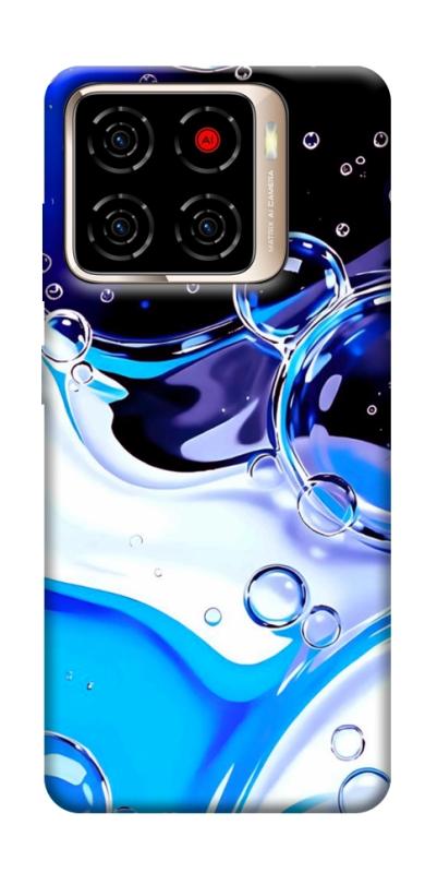Чехол itsPrint Blue Bubbles для ZTE Blade A56, паттерн, купить оптом с доставкой