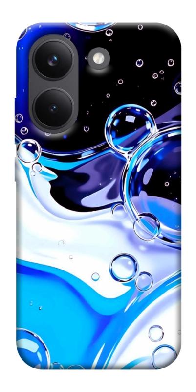 Чехол itsPrint Blue Bubbles для Xiaomi Poco X8 Pro, паттерн, купить оптом с доставкой
