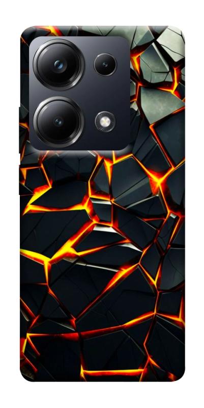 Чехол itsPrint Lava для Xiaomi Redmi 13 4G / Poco M6 4G, паттерн, купить оптом с доставкой