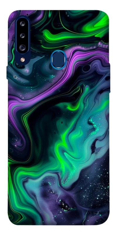 Чехол itsPrint Neon Fuel для Samsung Galaxy A20s, паттерн, купить оптом с доставкой