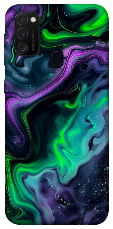 Чехол itsPrint Neon Fuel для Samsung Galaxy M30s / M21, паттерн, купить оптом с доставкой
