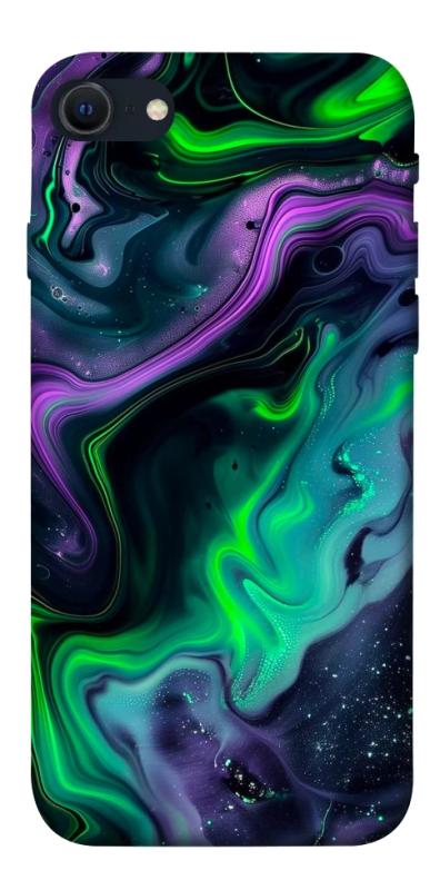 Чехол itsPrint Neon Fuel для Apple iPhone SE (2020), паттерн, купить оптом с доставкой