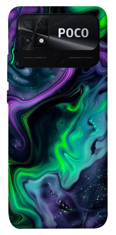 Чехол itsPrint Neon Fuel для Xiaomi Poco C40, паттерн, купить оптом с доставкой