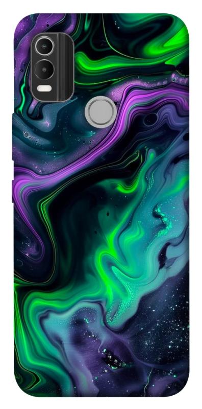 Чехол itsPrint Neon Fuel для Nokia C21 Plus, паттерн, купить оптом с доставкой