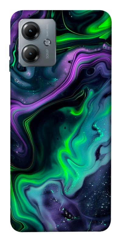 Чехол itsPrint Neon Fuel для Motorola Moto G14, паттерн, купить оптом с доставкой