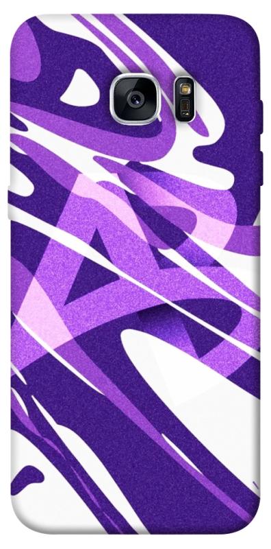 Чехол itsPrint Purple Abstract для Samsung G935F Galaxy S7 Edge, паттерн, купить оптом с доставкой