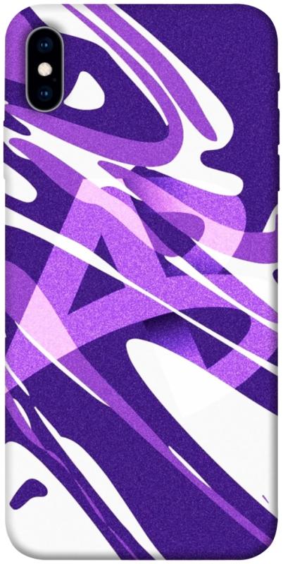 Чехол itsPrint Purple Abstract для Apple iPhone X (5.8"), паттерн, купить оптом с доставкой