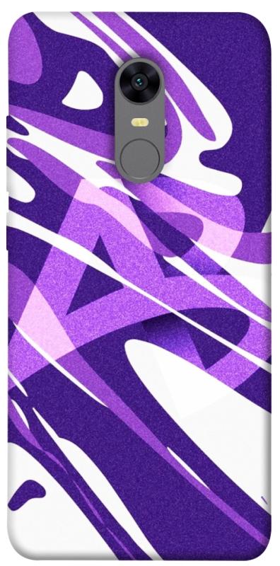 Чехол itsPrint Purple Abstract для Xiaomi Redmi 5 Plus / Redmi Note 5 (Single Camera), паттерн, купить оптом с доставкой