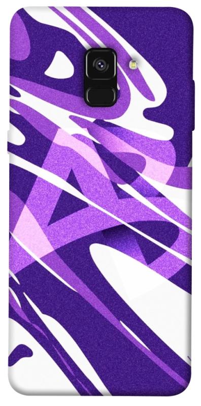 Чехол itsPrint Purple Abstract для Samsung A530 Galaxy A8 (2018), паттерн, купить оптом с доставкой