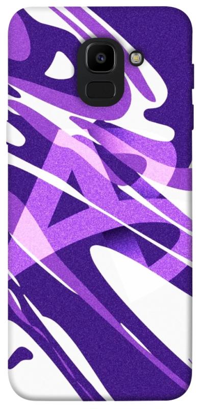Чехол itsPrint Purple Abstract для Samsung J600F Galaxy J6 (2018), паттерн, купить оптом с доставкой