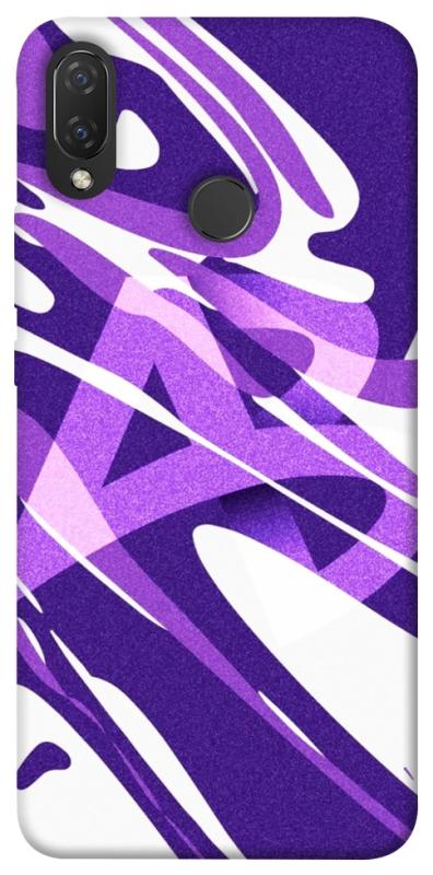 Чехол itsPrint Purple Abstract для Huawei P Smart+ (nova 3i), паттерн, купить оптом с доставкой