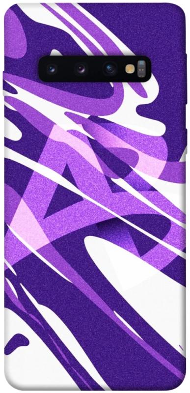 Чехол itsPrint Purple Abstract для Samsung Galaxy S10, паттерн, купить оптом с доставкой