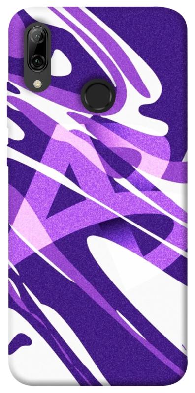 Чехол itsPrint Purple Abstract для Huawei P Smart (2019), паттерн, купить оптом с доставкой