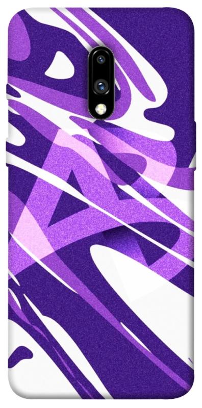 Чехол itsPrint Purple Abstract для OnePlus 7, паттерн, купить оптом с доставкой