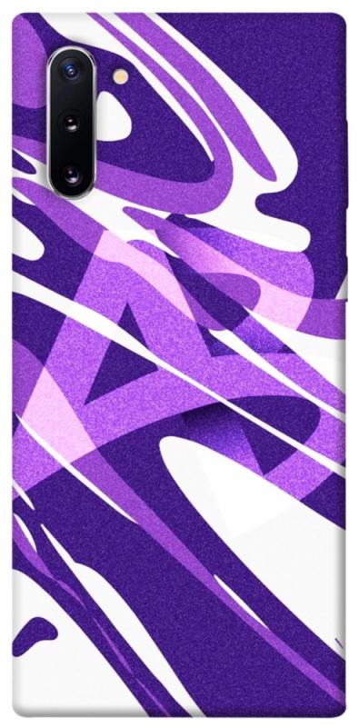 Чехол itsPrint Purple Abstract для Samsung Galaxy Note 10, паттерн, купить оптом с доставкой