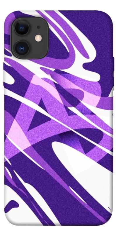 Чехол itsPrint Purple Abstract для Apple iPhone 11 (6.1"), паттерн, купить оптом с доставкой