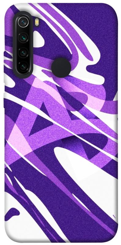 Чехол itsPrint Purple Abstract для Xiaomi Redmi Note 8, паттерн, купить оптом с доставкой